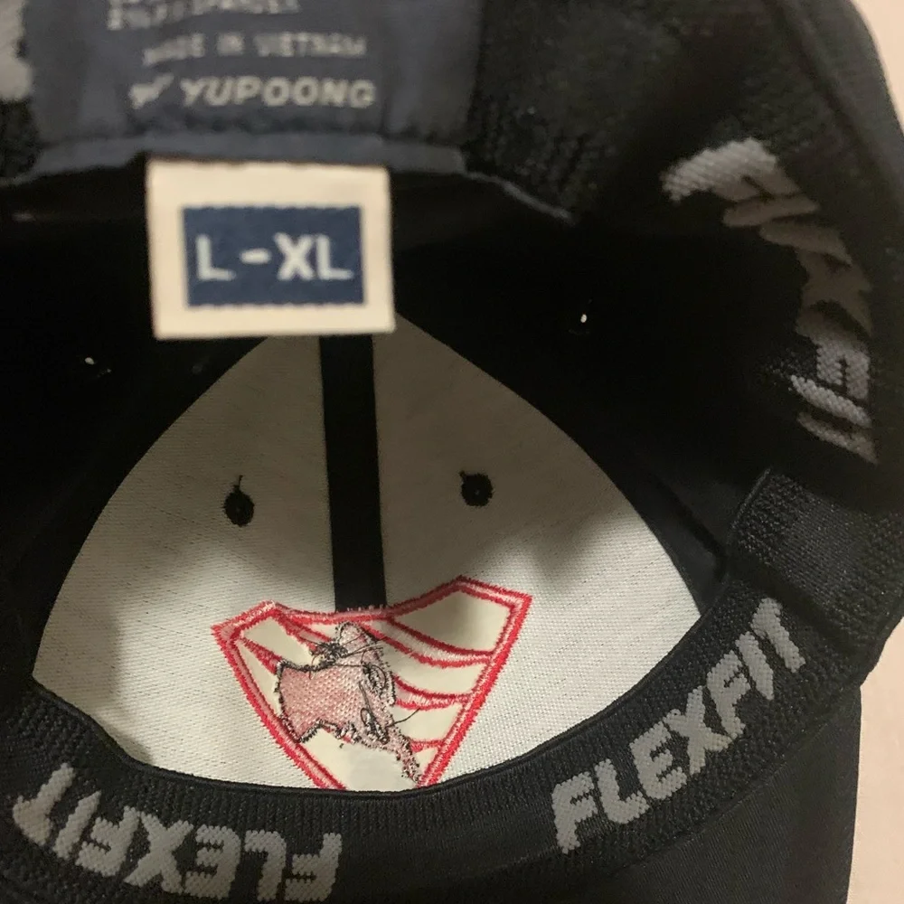 Encore Jeans Black Cap with Red Embroidery
